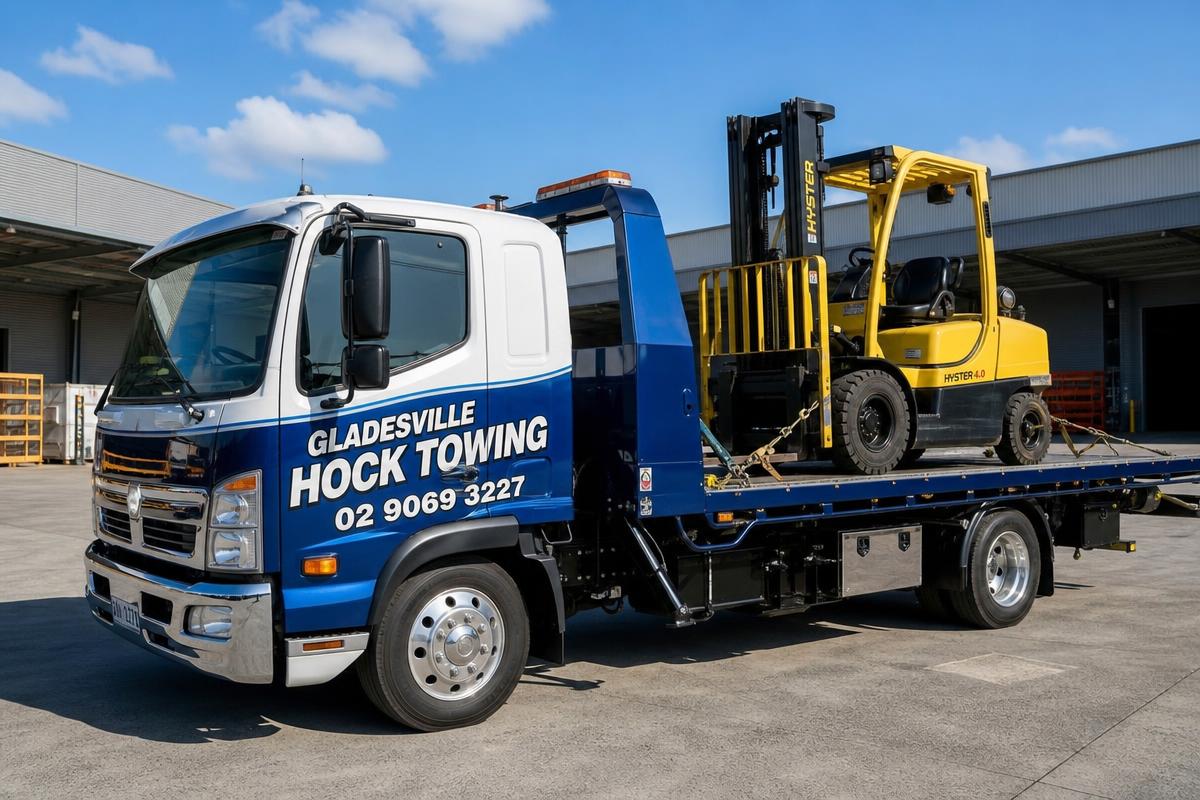 Forklift towing service up to 4 tonnes